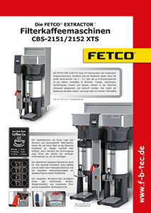 FETCO CBS-2151/2152 XTS